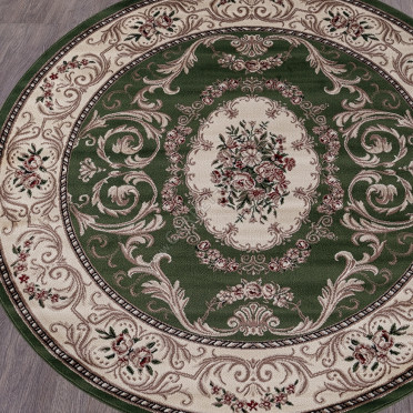 Ковер D066 - GREEN - круглый COLIZEY