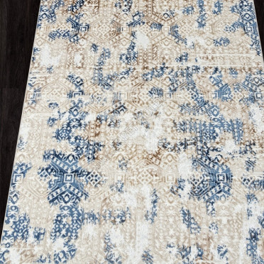 Ковер O1699 - 630 CREAM / BLUE - Прямоугольник - коллекция ANTEP