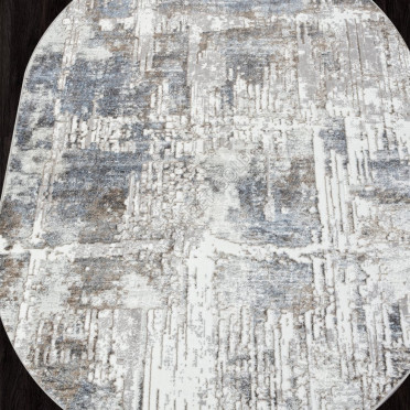 Ковер 06735B - L.BLUE / GREY - Овал - коллекция PARADIZE