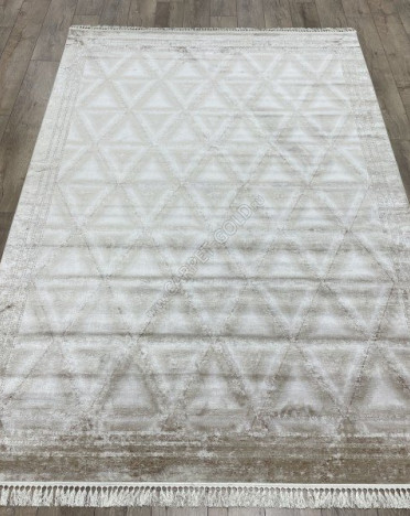 Ковер турецкий 7095A SHIMAL (Акрил - Полиэстер, бежевый)