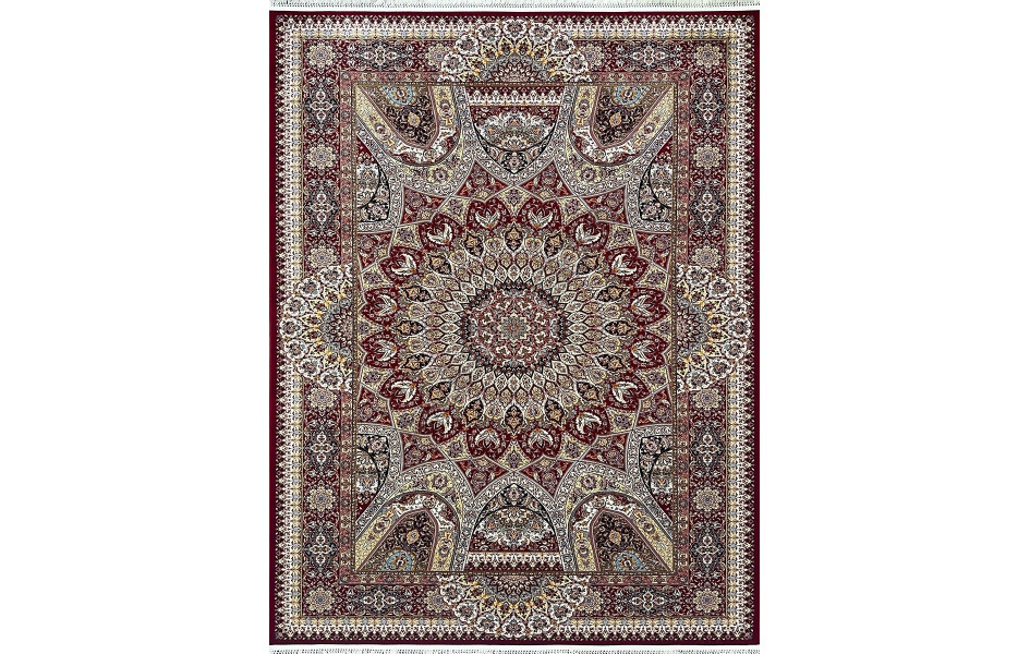 Ковер турецкий Абришим 3809 red