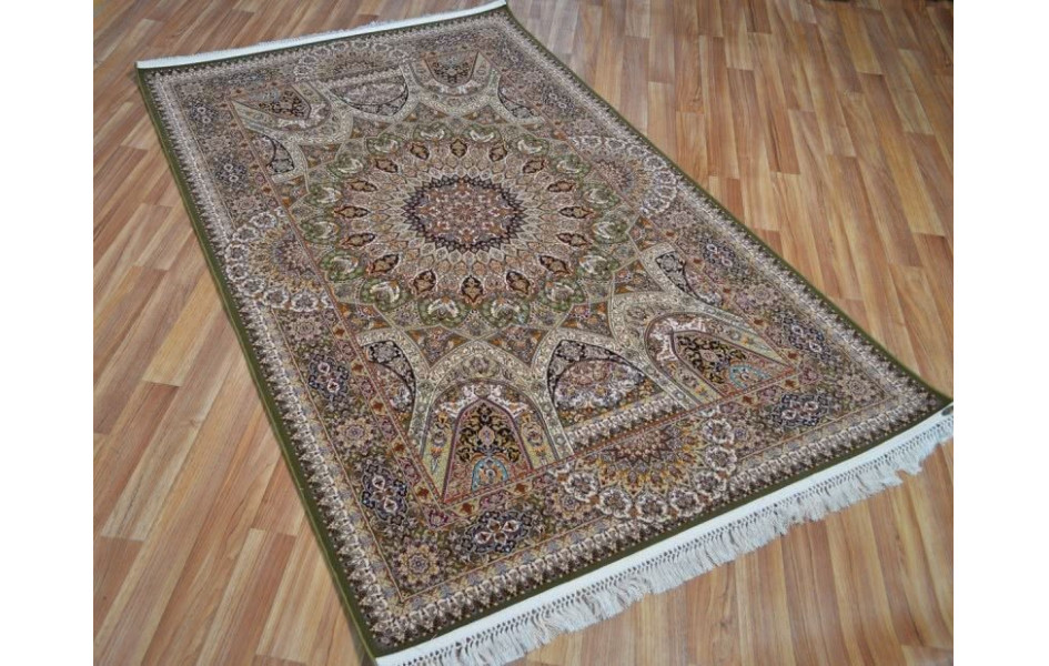 Ковер турецкий Абришим 3809 yesil