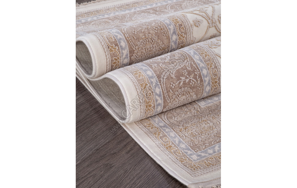 Ковер 21148B - BEIGE / CREAM - Прямоугольник - коллекция MILANO