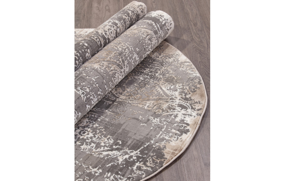 Ковер 04078C - GREY / BROWN - Овал - коллекция ARMINA
