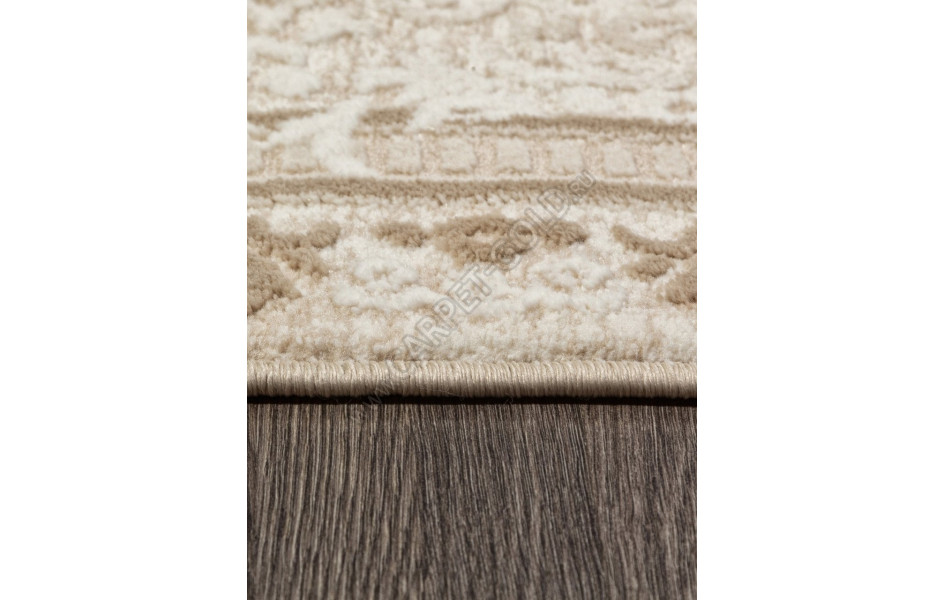 Ковер M030A - LIGHT BEIGE / CREAM - Овал - коллекция SIESTA