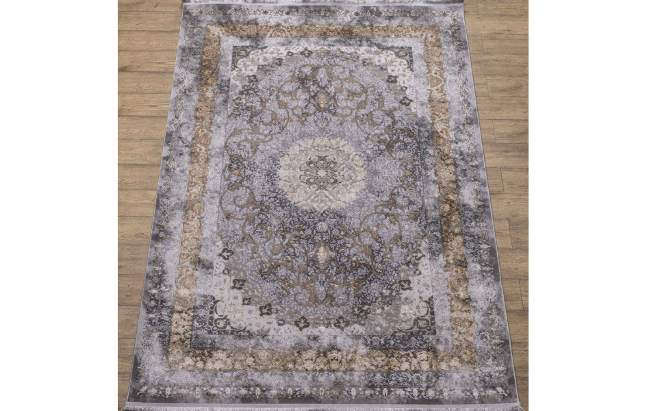 Ковры дизайн B5326A цвет L.GREY C. / MUSTARD Paradise