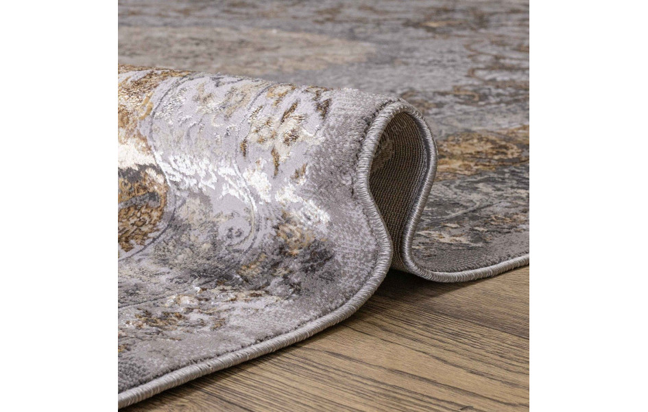 Ковры дизайн B5326A цвет L.GREY C. / MUSTARD Paradise