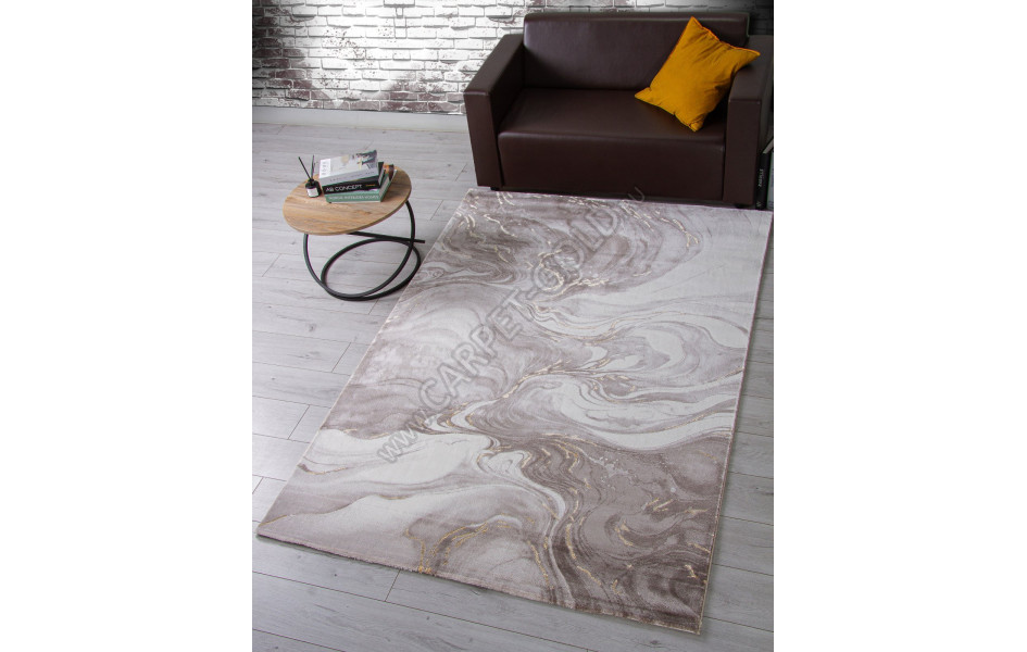 Ковер GL196A - BROWN / BROWN - Прямоугольник - коллекция NENSI