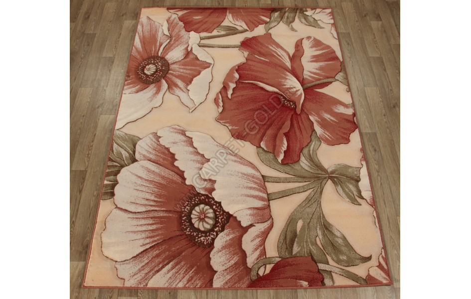 Шерстяной ковёр Hunnu Relief 6A1260/13S