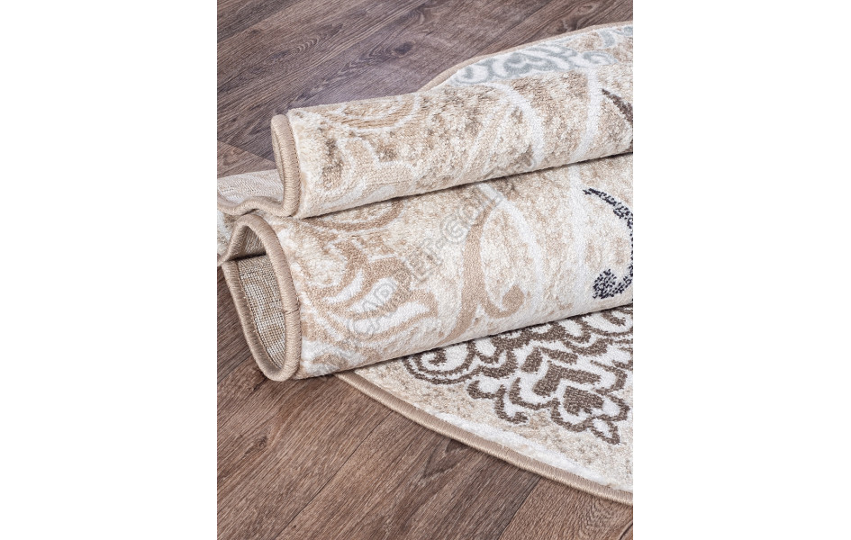 Российский ковер Valencia Delux D310 - CREAM-BROWN Овал