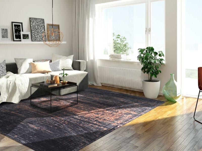 Ковер из натуральных и синтетических материалов